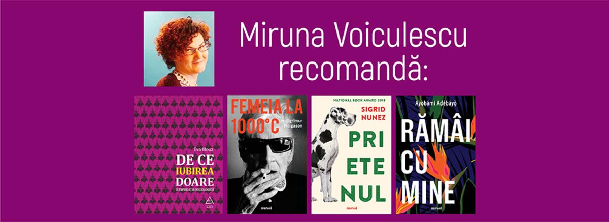 #Ce citesc traducătorii? Recomandările Mirunei Voiculescu