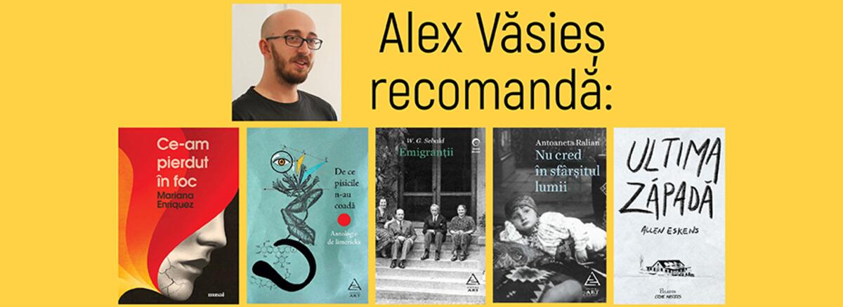 #Ce citesc traducătorii? Recomandările lui Alex Văsieș