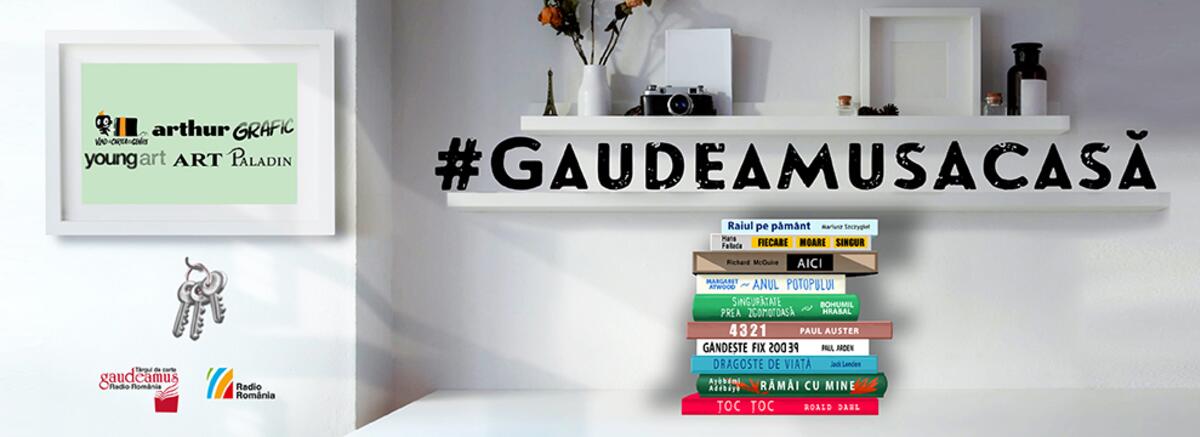 #GaudeamusAcasă | Salon de carte la tine acasă