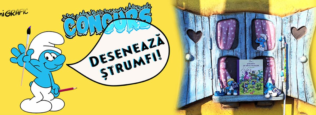 Regulament Concurs: desenează ștrumfi