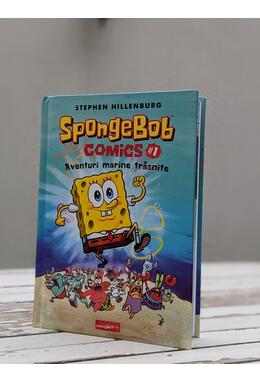 shortness of breath bath Shining SpongeBob Comics #1. Aventuri marine trăsnite - Stephen Hillenburg -  hardcover - Editura Cartea Romanească