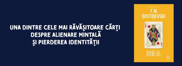 Dublul | Una dintre cele mai răvășitoare cărți despre alienare mintală și pierderea identității