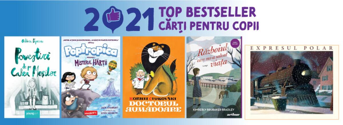 Top bestseller 2021. Cărți pentru copii