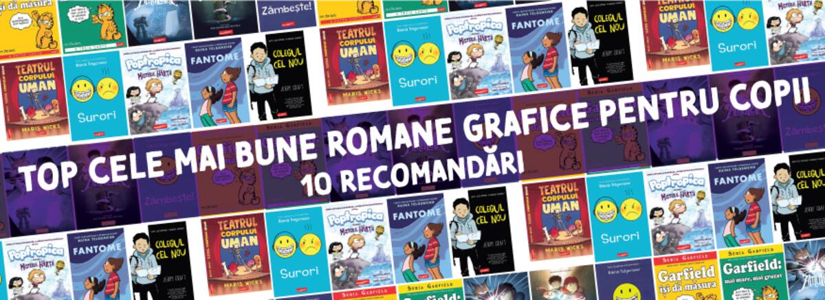 10 romane grafice pentru copii