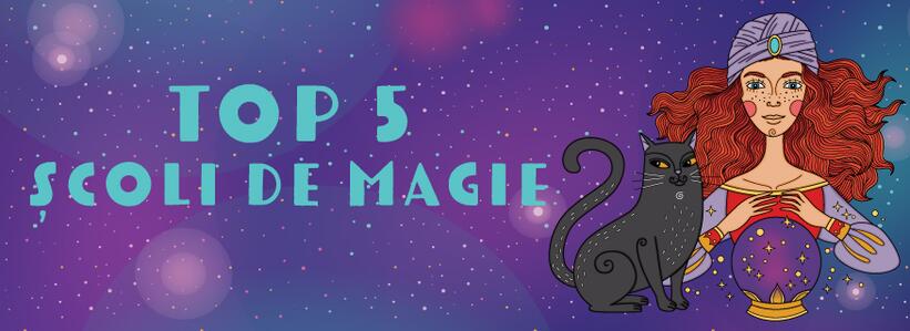 Top 5 școli de magie