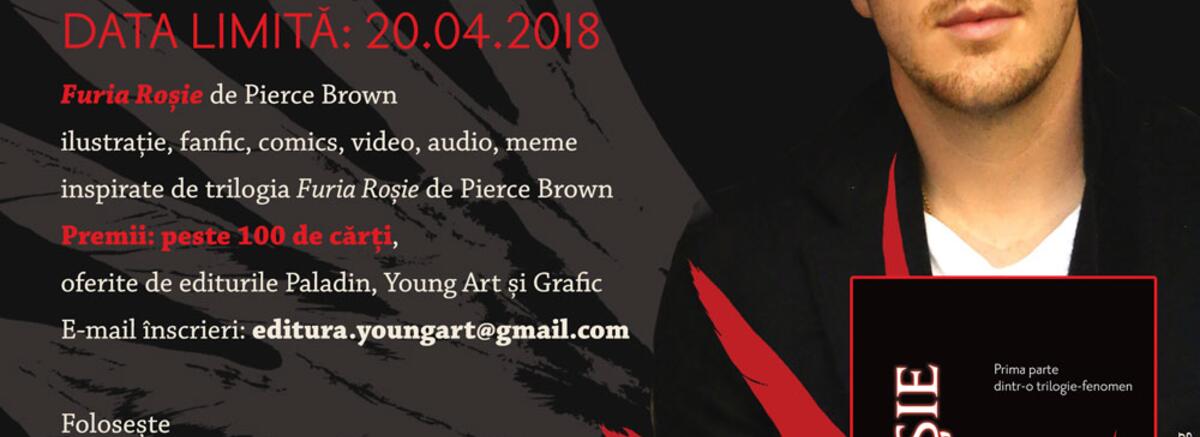 Pierce Brown, autorul Trilogiei Furia Roșie, vine &icirc;n Rom&acirc;nia!
