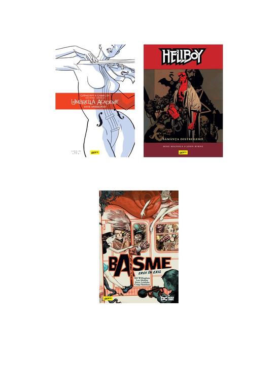 Pachet Grafic (Eroi în exil, Hellboy, Umbrella Academy) - gallery big 6