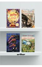 Pachet Harry Potter (Almanah Vrăjitoresc, Camera Secretelor, Prizonierul din Azkaban, Pocalul de Foc - edițiile ilustrate)