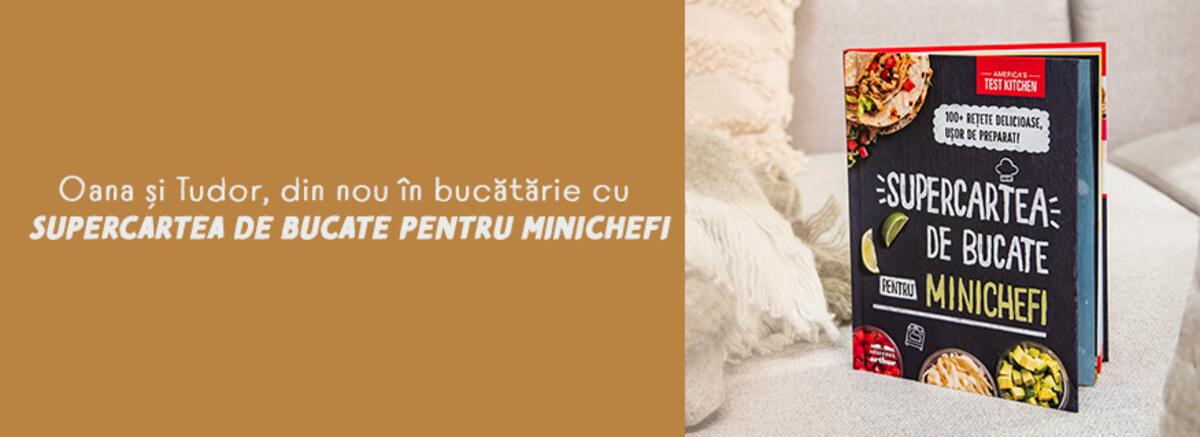 Oana și Tudor testează „Supercartea de bucate pentru minichefi”. Partea a doua