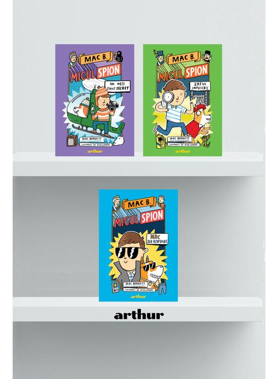 Pachet Mac B. Micul Spion 3 volume - gallery big 1