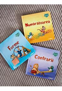 Pachet Apolodor 0-3 ani (Forme, Contrarii, Numărătoarea, rucsac personalizat)