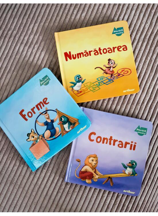 Pachet Apolodor 0-3 ani (Forme, Contrarii, Numărătoarea, rucsac personalizat) - gallery big 2