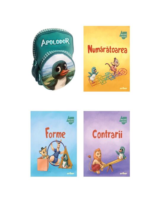Pachet Apolodor 0-3 ani (Forme, Contrarii, Numărătoarea, rucsac personalizat) - gallery big 8