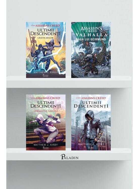 Pachet Assassin’s Creed ( Ultimii descendenți, Mormântul hanului, Valhalla, Ursita zeilor) - gallery big 1