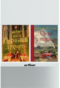 Pachet Crăciun magic Harry Potter ( Crăciun la Hogwarts, Un an magic)