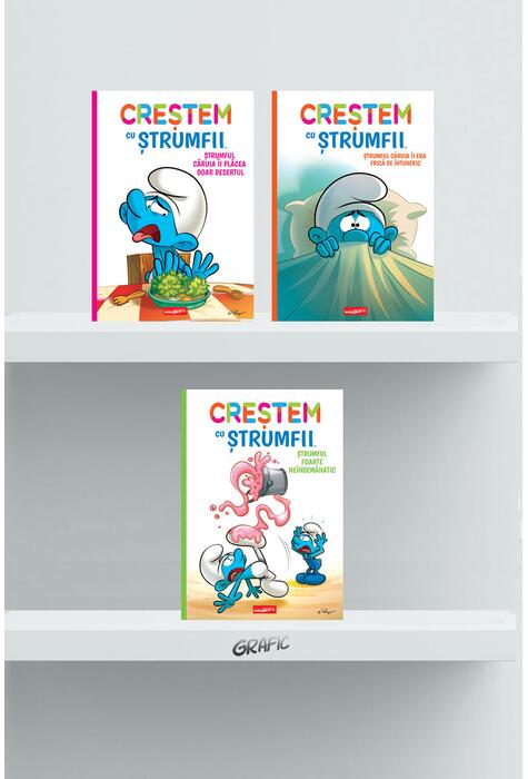 Pachet Creștem cu ștrumfii ( 3 volume)