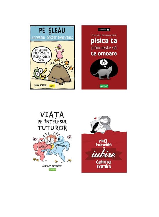 Pachet Grafic Fun 4 volume ( Viața pe înțelesul tuturor, Pe șleau, Mici momente, Pisica) - gallery big 6