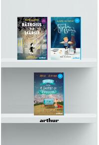 Pachet Almond 3 volume (Angelino Brown, Băiatul care a înotat cu pirahna, Războiul s-a sfârșit)