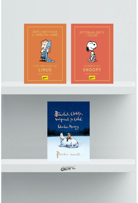 Pachet empatie (Băiatul, cârtița, vulpoiul și calul: povestea animată, Filozofia lui Snoopy, Viața prin ochii lui Linus)
