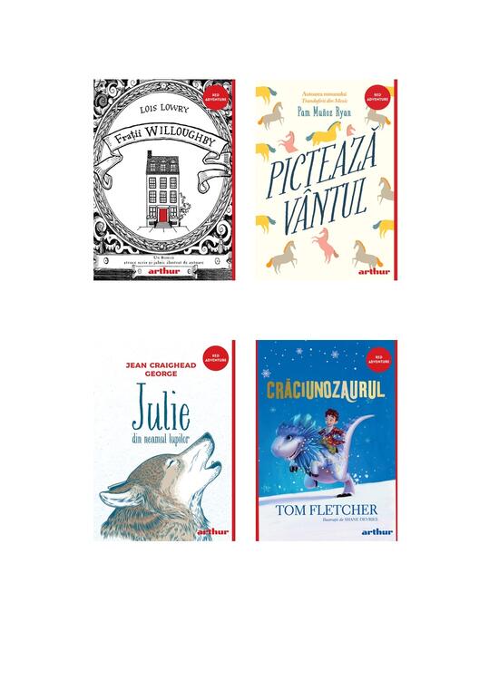 Pachet Red Adventure ( Crăciunozaurul, Julie din neamul lupilor, Pictează vântul, Frații Willoughby) - gallery big 6