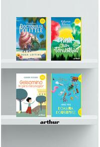 Pachet Clasic 4 volume ( Dolittle,Doamna Doubtfire, Gelsomino, Terabithia)