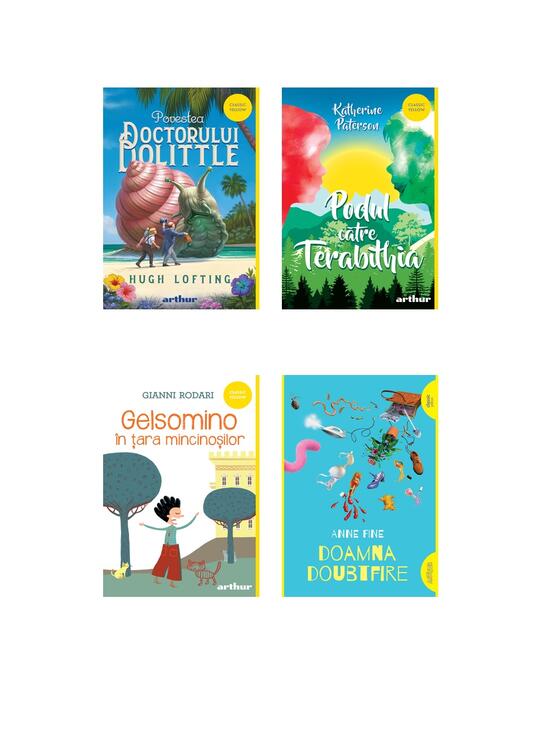 Pachet Clasic 4 volume ( Dolittle,Doamna Doubtfire, Gelsomino, Terabithia) - gallery big 6
