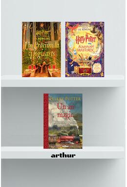 Pachet fan Harry Potter (Un an magic, Almanah vrăjitoresc, Un Crăciun la Hogwarts)