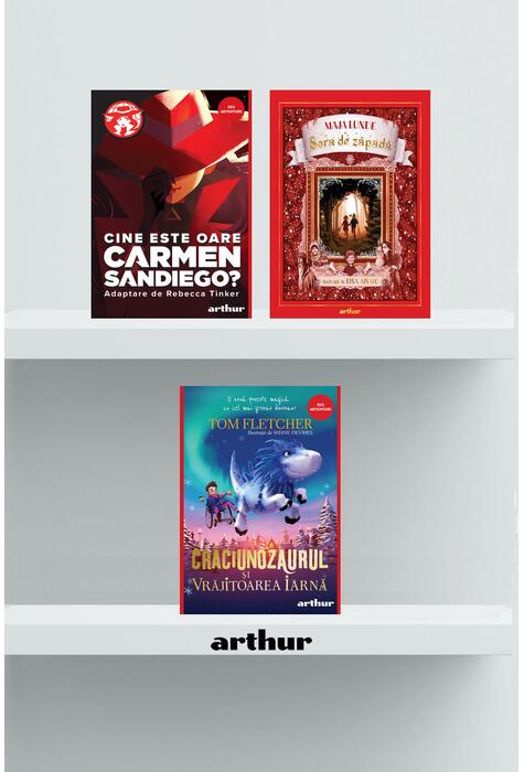 Pachet Crăciun (Sora de zăpadă, Carmen Sandiego,Crăciunozaurul și Vrăjitoarea Iarnă, )