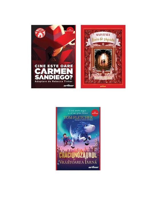 Pachet Crăciun (Sora de zăpadă, Carmen Sandiego,Crăciunozaurul și Vrăjitoarea Iarnă, ) - gallery big 4