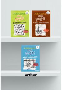 Pachet Jurnalul unui Puști volumele 6-8, ediție paperback