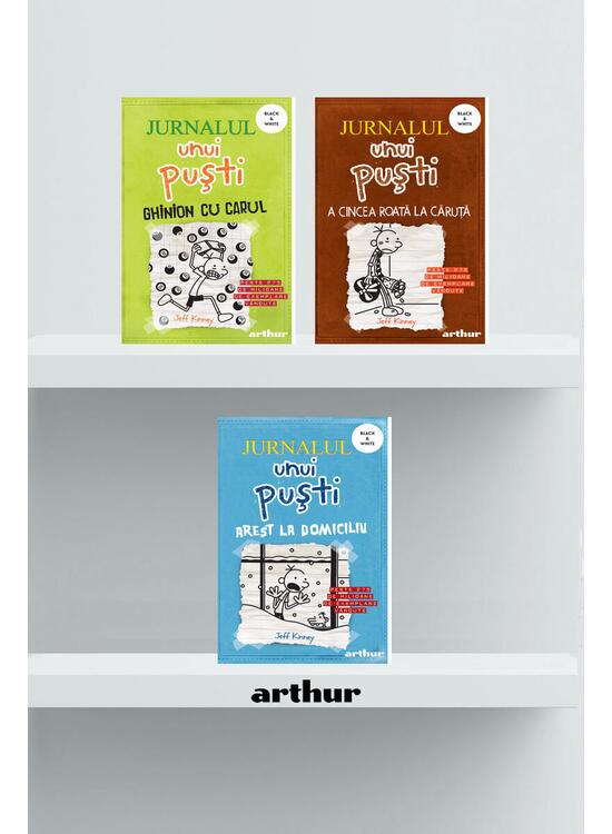 Pachet Jurnalul unui Puști volumele 6-8, ediție paperback - gallery big 1