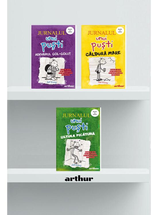 Pachet Jurnalul unui Puști volumele 3-5, ediție paperback - gallery big 1