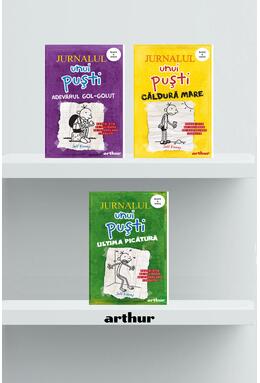 Pachet Jurnalul unui Puști volumele 3-5, ediție paperback