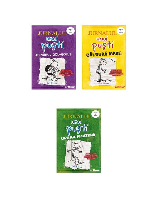 Pachet Jurnalul unui Puști volumele 3-5, ediție paperback - gallery big 5