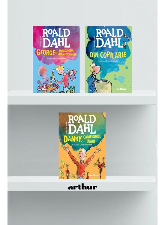 Pachet Roald Dahl în format mic (Danny, George, Din copilărie) - gallery big 1