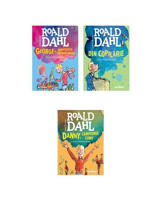 Pachet Roald Dahl în format mic (Danny, George, Din copilărie) - gallery big 5