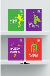 Pachet Cărțile de aur ale copilăriei ( Karlsson, Tuck, Fuga la muzeu, Doamna Doubtfire)