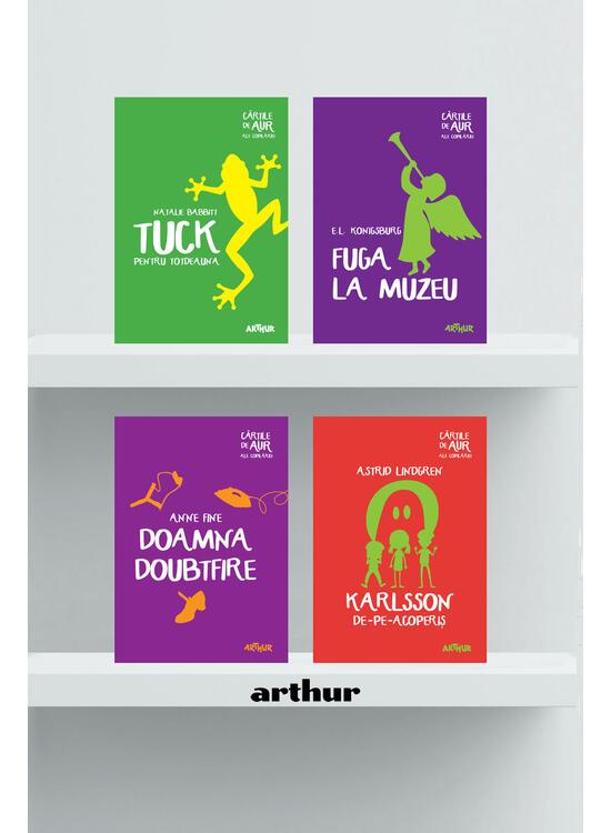 Pachet Cărțile de aur ale copilăriei ( Karlsson, Tuck, Fuga la muzeu, Doamna Doubtfire) - gallery big 1
