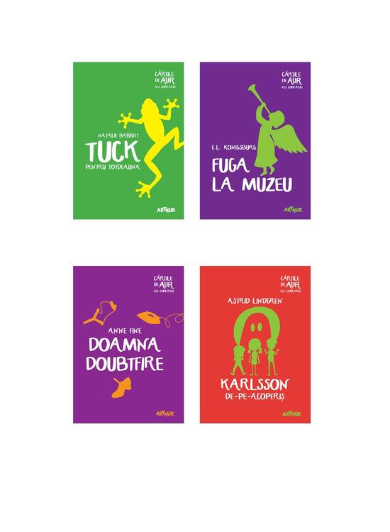 Pachet Cărțile de aur ale copilăriei ( Karlsson, Tuck, Fuga la muzeu, Doamna Doubtfire) - gallery big 6