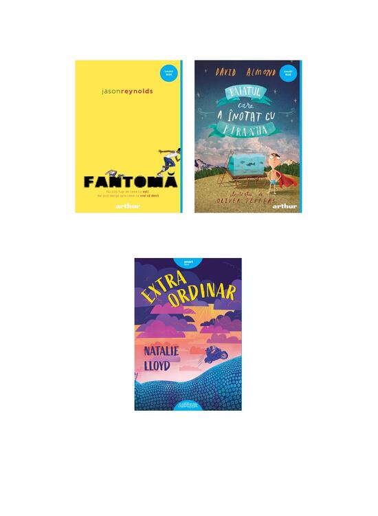 Pachet Smart Blue ( Fantomă, Extraordinar, Băiatul care a înotat cu piranha) - gallery big 5