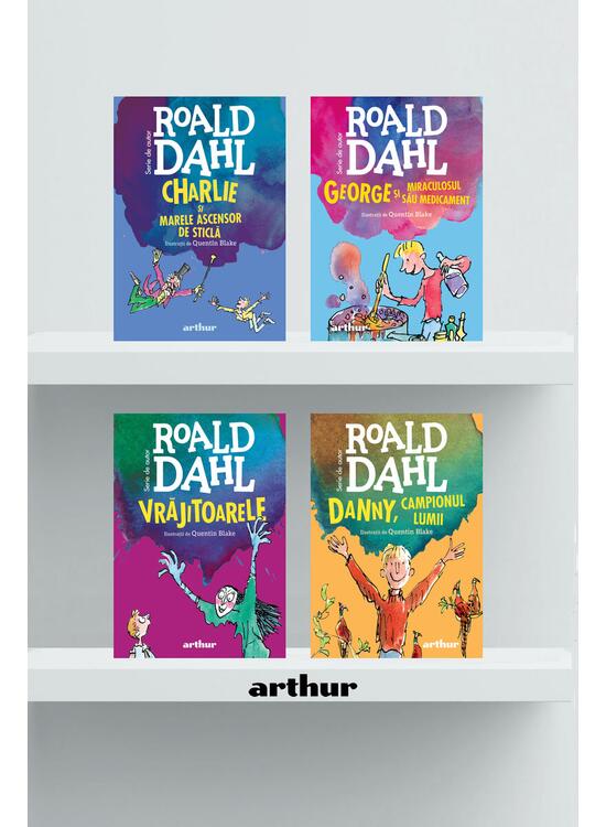 Pachet Roald Dahl (Danny, George, Charlie, Vrăjitoarele) - gallery big 1