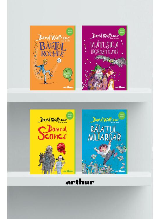 Pachet Walliams Funny Green (Domnul Sconcs, Mătușica îngrozitoare, Băiatul cu rochie, Băiatul Miliardar) - gallery big 1