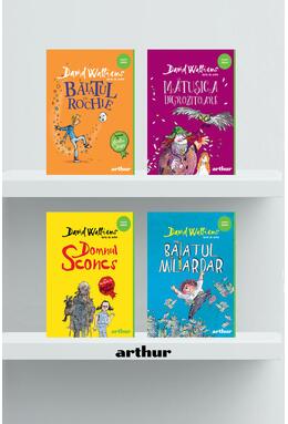 Pachet Walliams Funny Green (Domnul Sconcs, Mătușica îngrozitoare, Băiatul cu rochie, Băiatul Miliardar)