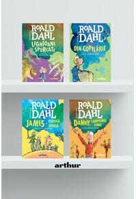 Pachet Roald Dahl (James, Danny, Din copilărie, Lighiane spurcate)
