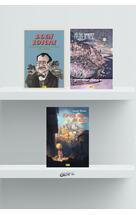 Pachet Grafic românesc 3 volume (Două loturi, Epoca mea de aur, Păsări aprinse)