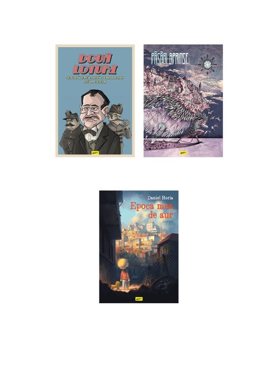 Pachet Grafic românesc 3 volume (Două loturi, Epoca mea de aur, Păsări aprinse) - gallery big 5