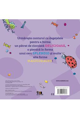 O carte magicozaură. Forme. Urmărește conturul!