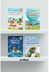 Pachet Apolodor Explorator (Hai pe Lună .., În Deltă, Pe crestele Carpaților, Furnicile)