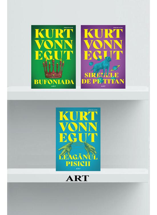 Pachet Kurt Vonnegut (Bufoniada, Leagănul pisicii, Sirenele) - gallery big 1