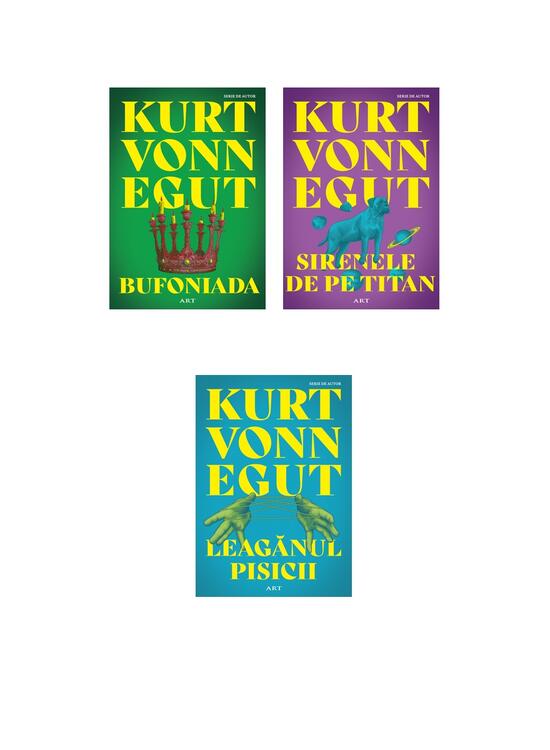 Pachet Kurt Vonnegut (Bufoniada, Leagănul pisicii, Sirenele) - gallery big 4